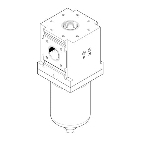 Festo Micro Filter PFML-186-HP3-H-AST PFML-186-HP3-H-AST